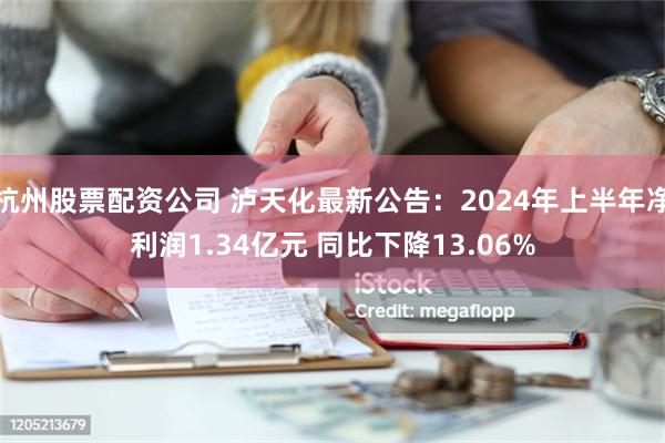 杭州股票配资公司 泸天化最新公告：2024年上半年净利润1.34亿元 同比下降13.06%