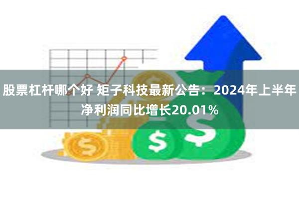 股票杠杆哪个好 矩子科技最新公告：2024年上半年净利润同比增长20.01%