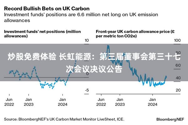 炒股免费体验 长虹能源：第三届董事会第三十七次会议决议公告